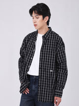 COMFORT FIT MEN'S LONG SLEEVE SHIRT BLACK