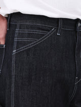 JELT COLLECTION WIDE LEG FIT HIGH RISE RELAXED MEN'S JEANS DARK INDIGO
