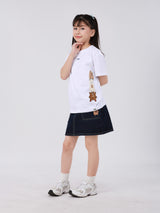 REGULAR FIT MINI ZOO COLLECTION BOY / GIRL'S SHORT SLEEVE T-SHIRT WHITE