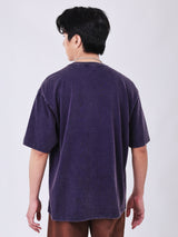 เสื้อยืดแขนสั้นผู้ชาย LOOSE FIT สีกรมท่า