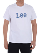 เสื้อยืดแขนสั้นผู้ชาย ทรงตรง สีครีม
