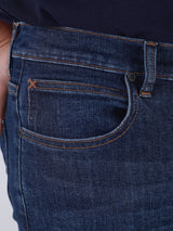 RAMONE FIT LOW RISE SLIM MEN'S JEANS MID INDIGO