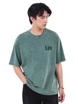 เสื้อยืดแขนสั้นผู้ชาย LOOSE FIT สีเขียว