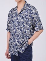 เสื้อเชิ้ตแขนสั้นผู้ชาย COMFORT FIT สีเทา