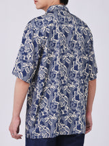 เสื้อเชิ้ตแขนสั้นผู้ชาย COMFORT FIT สีเทา