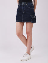 WOMEN'S SKORT DARK INDIGO
