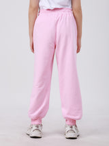 กางเกงยาวขาจั๊มเด็กผู้หญิง คอลเลคชั่น MINI ZOO JOGGER FIT เอวกลาง จ็อกเกอร์ สีชมพู
