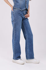 HANA FIT MID RISE REGULAR WOMEN'S JEANS MID INDIGO