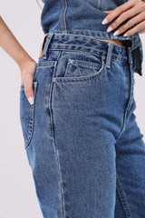 HANA FIT MID RISE REGULAR WOMEN'S JEANS MID INDIGO