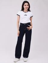 HANA FIT MID RISE REGULAR WOMEN'S JEANS DARK INDIGO
