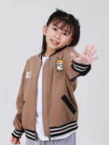 MINI ZOO COLLECTION BOY'S JACKET BROWN