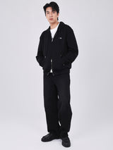 เสื้อฮู้ดดี้มีซิปผู้ชาย คอลเลคชั่น LEE BANGKOK COMFORT FIT สีดำ