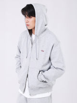 COMFORT FIT LEE BANGKOK COLLECTION MEN'S ZIP UP HOODIE GREY