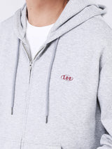 COMFORT FIT LEE BANGKOK COLLECTION MEN'S ZIP UP HOODIE GREY