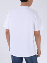 เสื้อยืดแขนสั้นผู้ชาย COMFORT FIT สีขาว