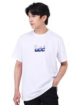 เสื้อยืดแขนสั้นผู้ชาย COMFORT FIT สีขาว