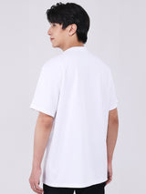 เสื้อยืดแขนสั้นผู้ชาย COMFORT FIT สีขาว