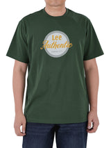 เสื้อยืดแขนสั้นผู้ชาย COMFORT FIT สีเขียว