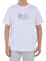 เสื้อยืดแขนสั้นผู้ชาย COMFORT FIT สีขาว