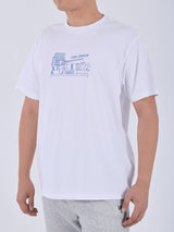 เสื้อยืดแขนสั้นผู้ชาย COMFORT FIT สีขาว