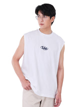 LOOSE FIT LEE BANGKOK COLLECTION MEN'S SLEEVELESS T-SHIRT OFF-WHITE