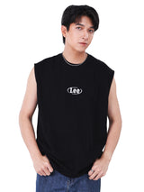 LOOSE FIT LEE BANGKOK COLLECTION MEN'S SLEEVELESS T-SHIRT BLACK