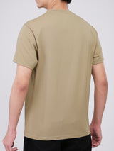 REGULAR FIT MEN'S SHORT SLEEVE T-SHIRT BROWN