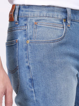 ZED FIT MID RISE SLIM MEN'S JEANS LIGHT INDIGO