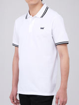REGULAR FIT MEN'S SHORT SLEEVE POLO WHITE