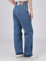 KARA FIT HIGH RISE COMFORT WOMEN'S JEANS MID INDIGO