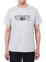 REGULAR FIT MEN'S SHORT SLEEVE T-SHIRT GREY
