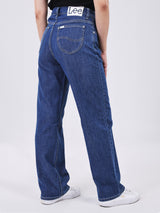 REGULAR FIT MID RISE WOMEN'S JEANS MID INDIGO