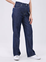 REGULAR FIT MID RISE WOMEN'S JEANS DARK INDIGO