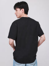 เสื้อยืดแขนสั้นผู้ชาย คอลเลคชั่น 101 COMFORT FIT สีดำ