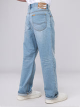 กางเกงยีนส์ผู้ชาย คอลเลคชั่น 101 RETRO STRAIGHT FIT เอวสูง ทรงกระบอก สียีนส์อ่อน