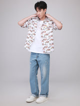 กางเกงยีนส์ผู้ชาย คอลเลคชั่น 101 RETRO STRAIGHT FIT เอวสูง ทรงกระบอก สียีนส์อ่อน