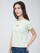SLIM FIT 101 COLLECTION WOMEN'S SHORT SLEEVE T-SHIRT GREEN