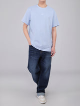 COMFORT FIT MEN'S SHORT SLEEVE T-SHIRT BLUE