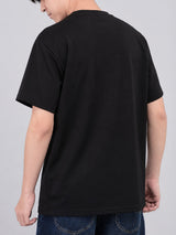 เสื้อยืดแขนสั้นผู้ชาย COMFORT FIT สีดำ