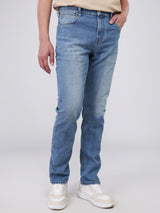 ZED FIT MID RISE SLIM MEN'S JEANS LIGHT INDIGO