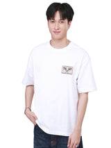 LOOSE FIT 101 COLLECTION MEN'S SHORT SLEEVE T-SHIRT OFF-WHITE