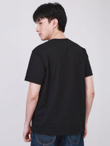 REGULAR FIT 101 COLLECTION MEN'S SHORT SLEEVE T-SHIRT BLACK