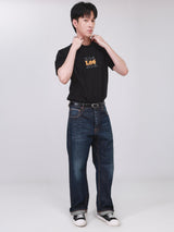 REGULAR FIT 101 COLLECTION MEN'S SHORT SLEEVE T-SHIRT BLACK