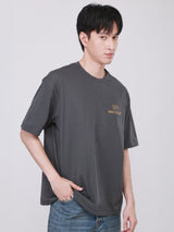 LOOSE FIT 101 COLLECTION MEN'S SHORT SLEEVE T-SHIRT GREY