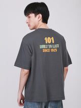 LOOSE FIT 101 COLLECTION MEN'S SHORT SLEEVE T-SHIRT GREY