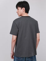 REGULAR FIT 101 COLLECTION MEN'S SHORT SLEEVE T-SHIRT GREY