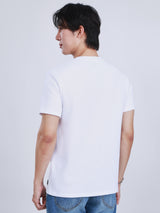 REGULAR FIT ON THE GO COLLECTION MEN'S SHORT SLEEVE T-SHIRT WHITE
