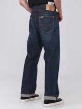 RETRO STRAIGHT FIT 101 COLLECTION HIGH RISE COMFORT MEN'S JEANS MID INDIGO