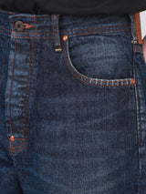 RETRO STRAIGHT FIT 101 COLLECTION HIGH RISE COMFORT MEN'S JEANS MID INDIGO