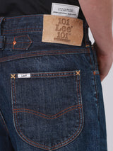 RETRO STRAIGHT FIT 101 COLLECTION HIGH RISE COMFORT MEN'S JEANS MID INDIGO